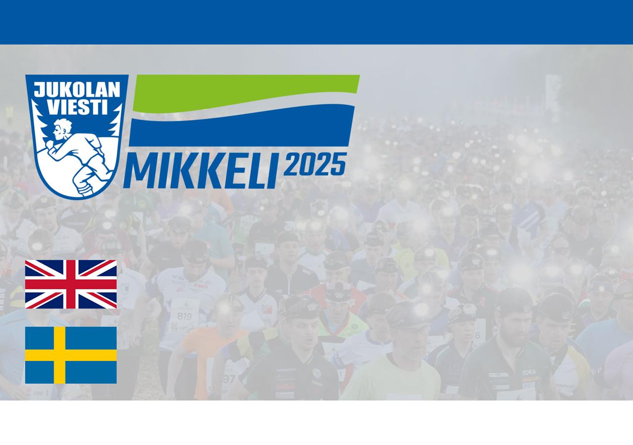 Jukola 2025. SWE, ENG